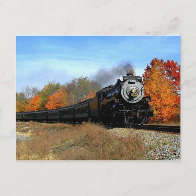 Steam Engine Postcard (Front)