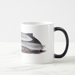 Steam Engine Silver Magic Mug