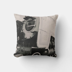 Steam Engine Throw Pillow