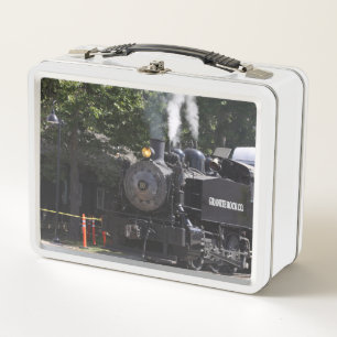 Steam Engine Train Lunch Box