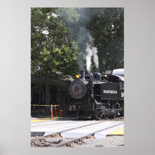 Steam Engine Train Poster
