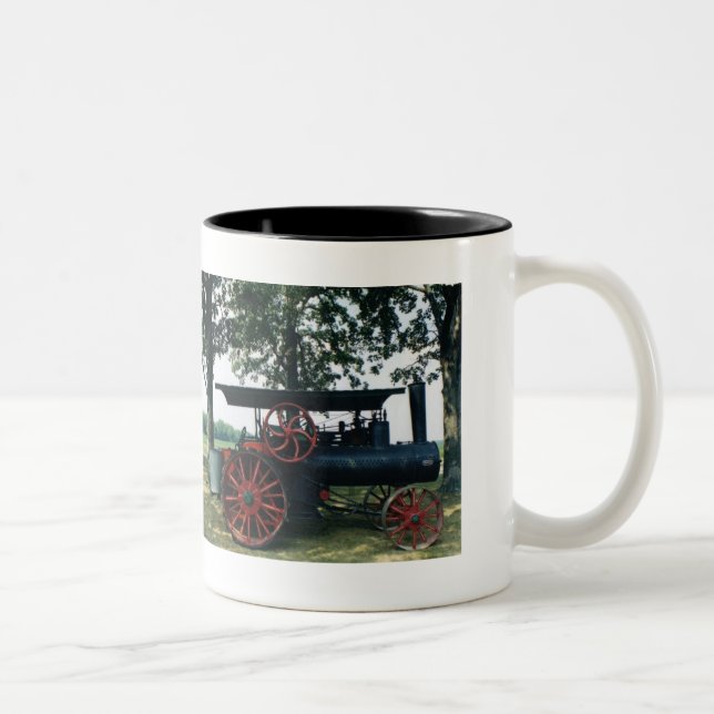 steam engine Two-Tone coffee mug (Right)