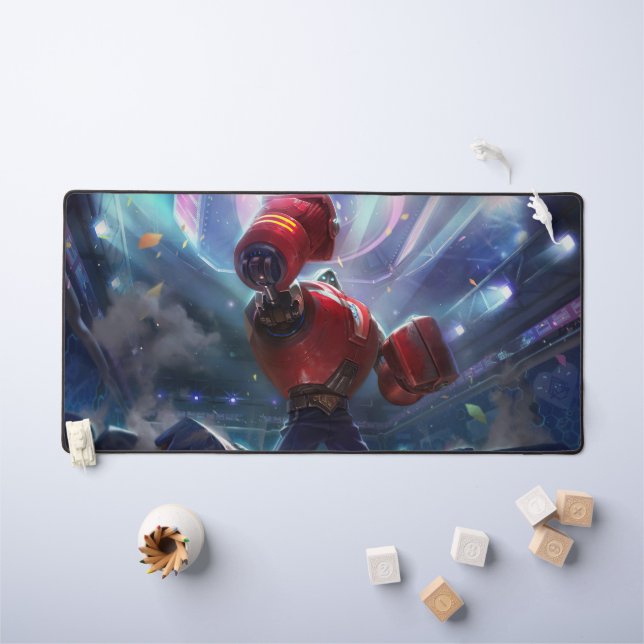 Steam Golem Gaming Desk Mat | Customizable Pad (Kids Table)