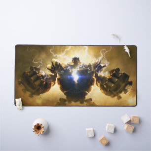 Steam Golem Gaming Desk Mat Customizable Pad