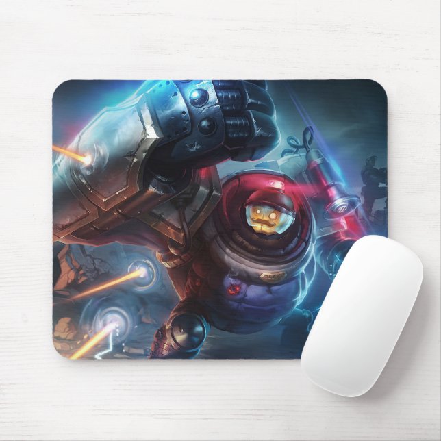 Steam Golem Gaming Mousepad | Customizable pad (With Mouse)