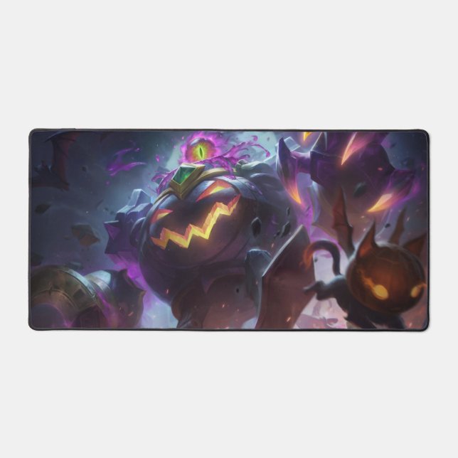 Steam Golem Jeu Bureau Mat | Carte personnalisée (Recto)