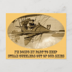 Steam Guzzlers Postcard