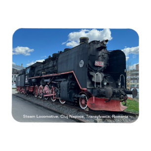 Steam Locomotive, Cluj-Napoca, Romania, on a Magnet