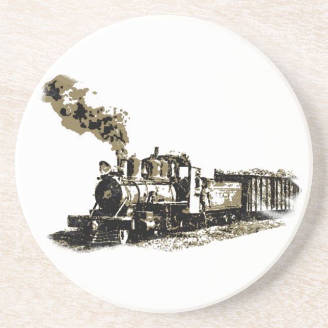Steam Locomotive Coaster (Front)
