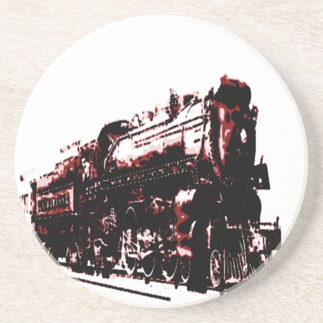 Steam Locomotive Coaster (Front)