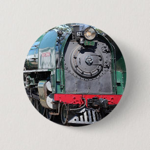 Steam Locomotive, Goolwa, South Australia 2 Inch Round Button