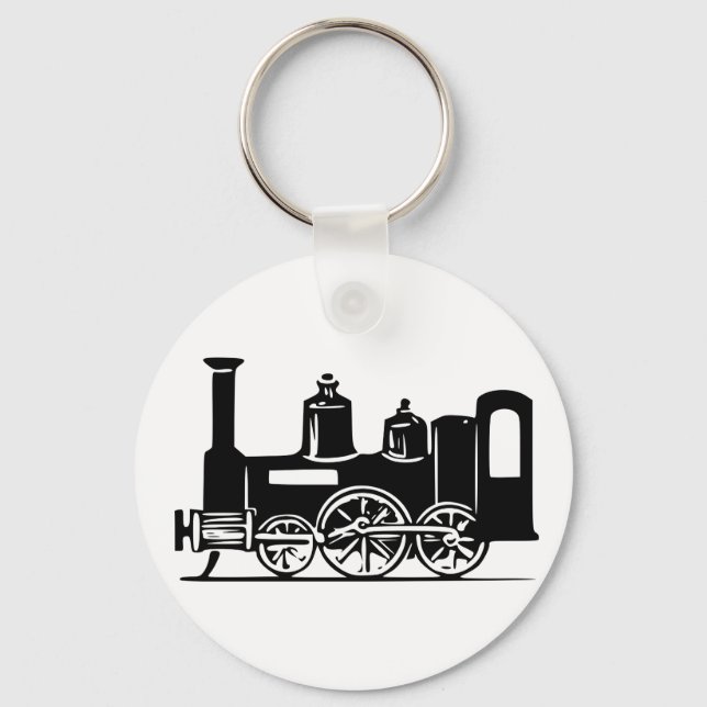 Steam Locomotive Keychain (Front)