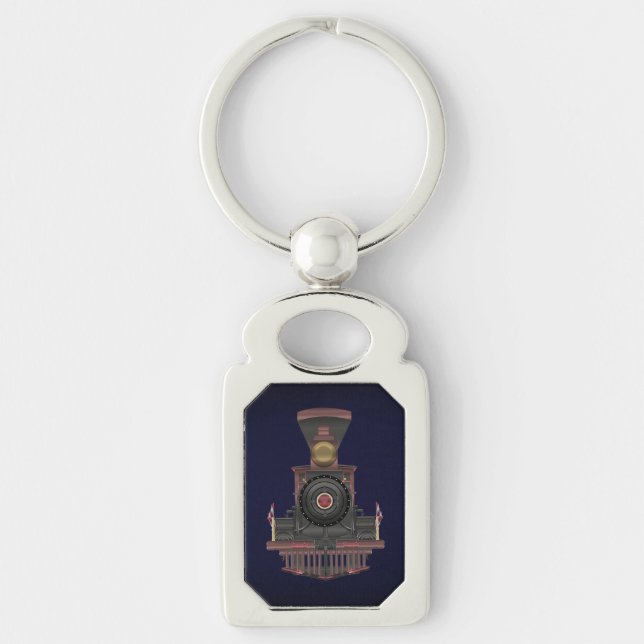 Steam Locomotive Keychain (Front)