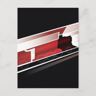 Steam Locomotive Postcard