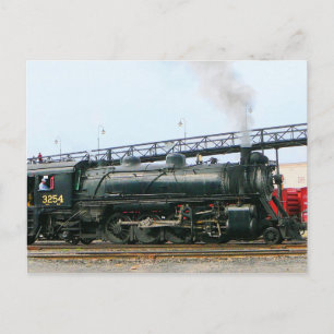 Steam Locomotive Postcard