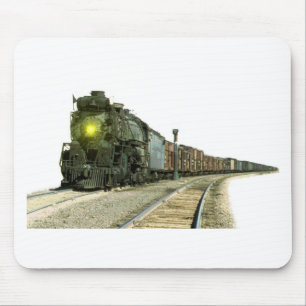 Steam Locomotive Scenery Mouse Pad