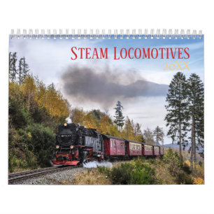Steam Locomotive Train Calendar