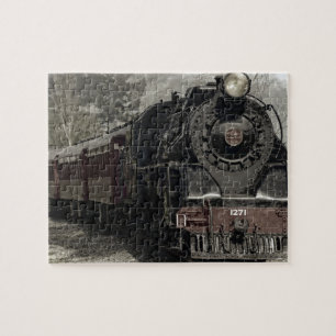 Steam Locomotive Train Jigsaw Puzzle