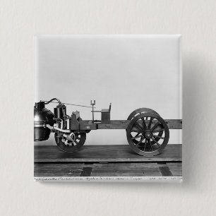 Steam-powered car invented 2 inch square button