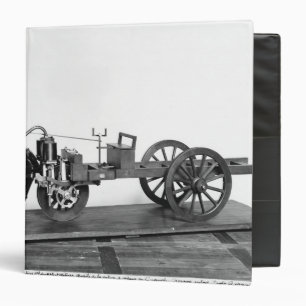 Steam-powered car invented binder