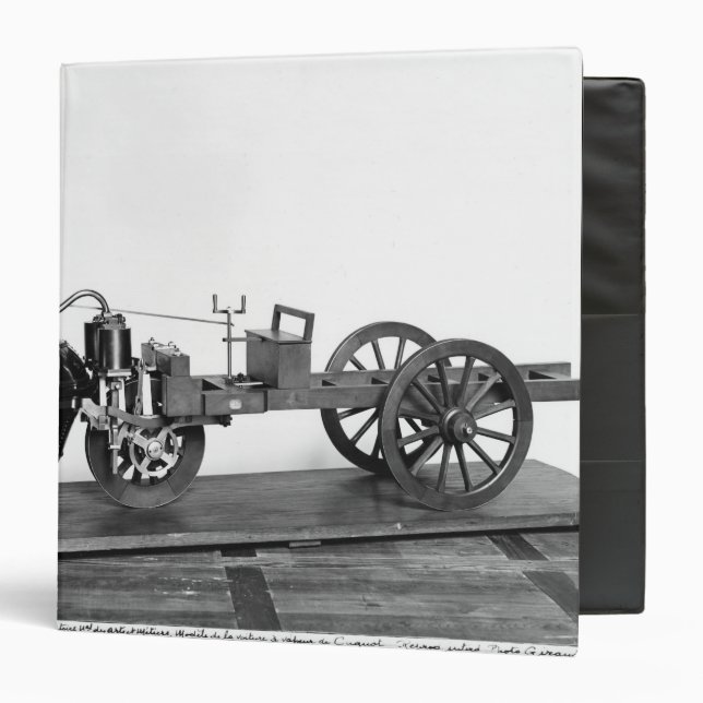 Steam-powered car invented binder (Front/Inside)