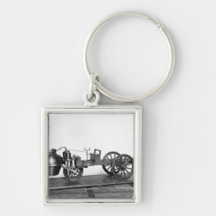 Steam-powered car invented keychain