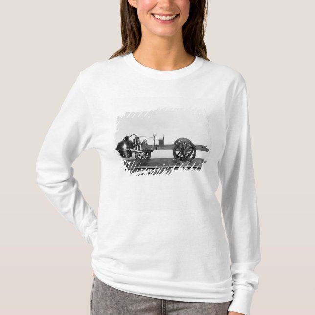 Steam-powered car invented T-Shirt (Front)