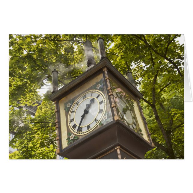 Steam powered clock in the Gastown neighbourhood (Front Horizontal)