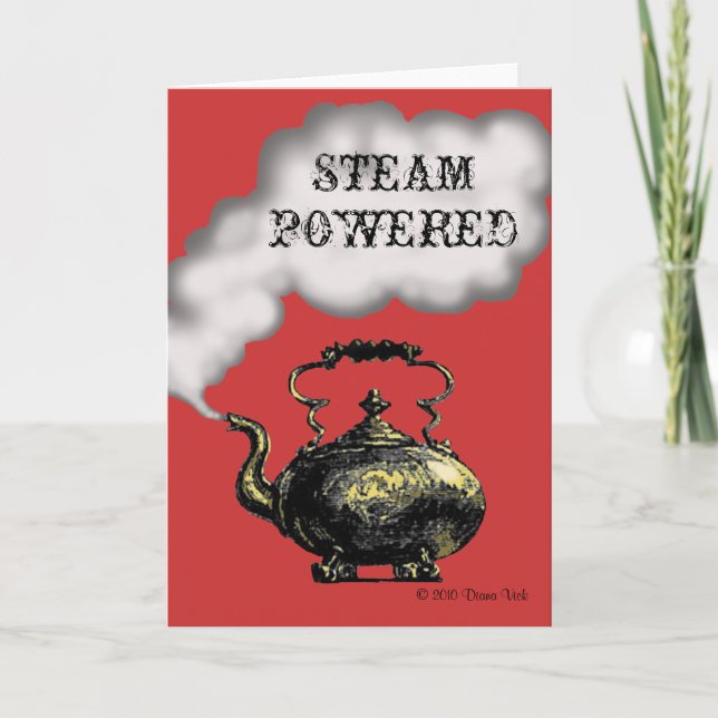Steam Powered Greeting Card (Front)