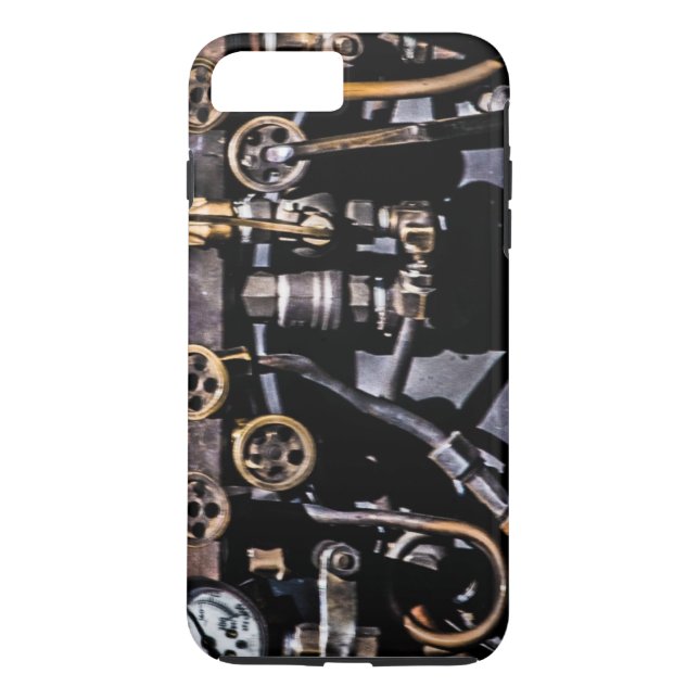 Steam Punk Gears and Gauges Case-Mate iPhone Case (Back)