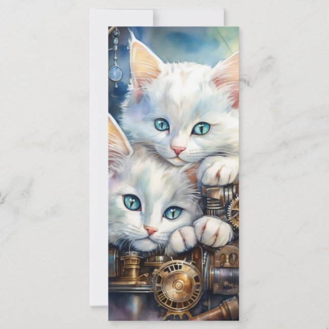Steam Punk Kitten Card (Front)