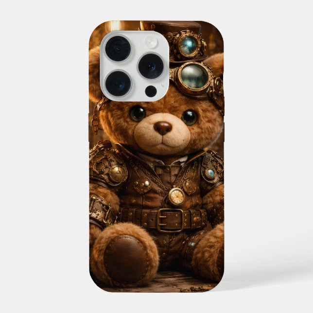 Steam Punk Steve Key Ring iPhone Case (Back)