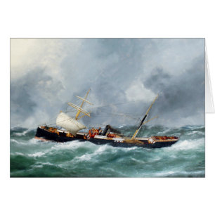 Steam sailing ship Finsbury 1881