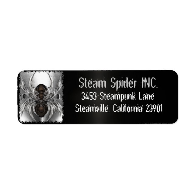 Steam Spider Steampunk for Personal & Business (Front)