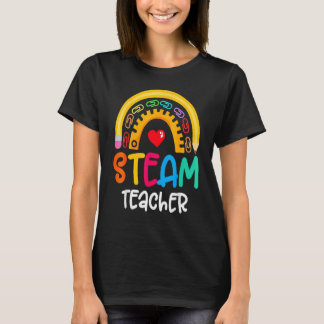 Steam Teacher Squad Team Crew Back To School Stem  T-Shirt