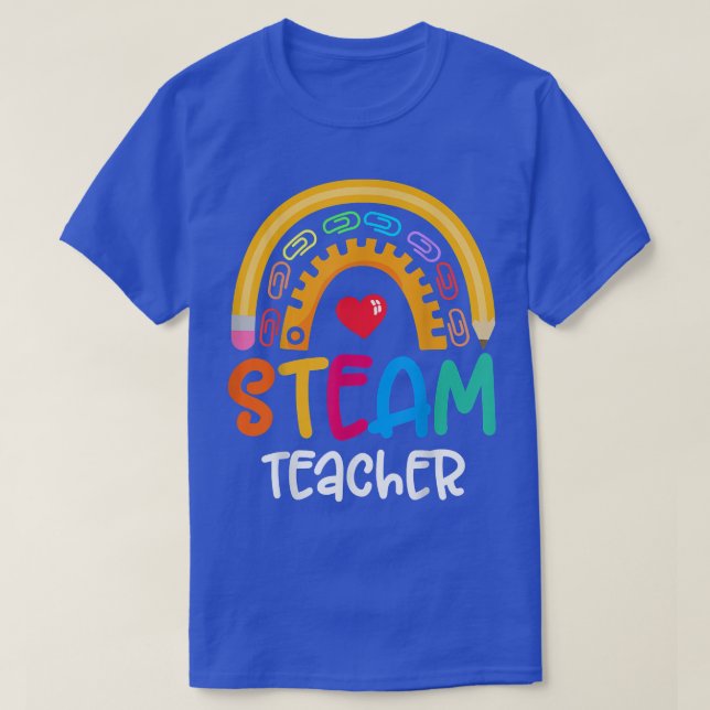 STEAM Teacher Squad Team Crew Back to School STEM  T-Shirt (Design Front)