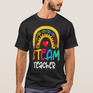 Steam Teacher Squad Team Crew Back To School Stem  T-Shirt