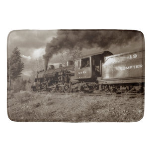 Steam Train 25A-E Image Options Bath Mat