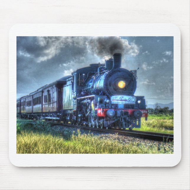 STEAM TRAIN AUSTRALIA WITH ART EFFECTS MOUSE PAD (Front)