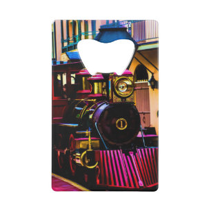Steam Train Bottle Opener Credit Card Bottle Opener