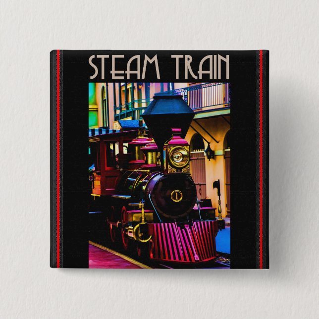 Steam Train Button (Front)