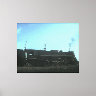Steam train canvas print