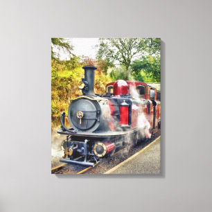 STEAM TRAIN CANVAS PRINT