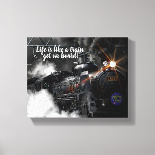Steam Train Canvas Print