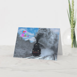 Steam Train Card