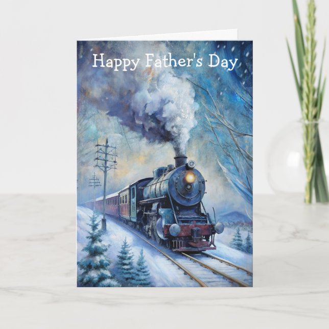 Steam Train Card (Front)