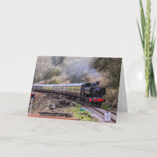 Steam Train Card