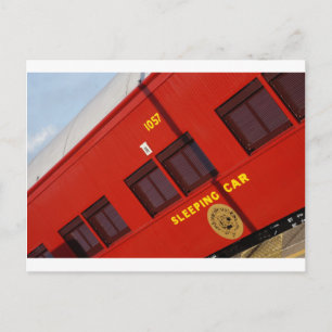 STEAM TRAIN CARRIAGE RURAL QUEENSLAND AUSTRALIA POSTCARD