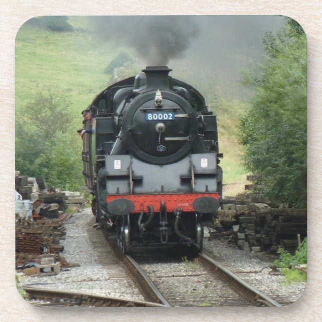 Steam Train Drink Coasters - Set of 6 (Front)