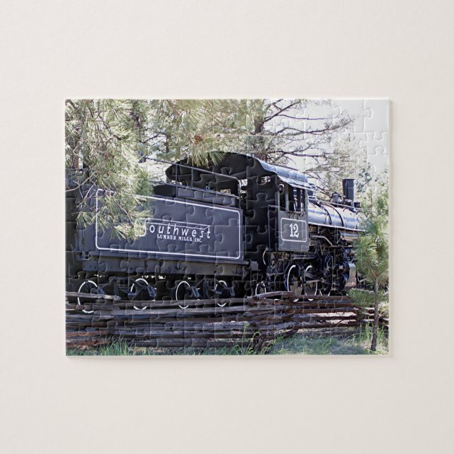 Steam train engine, Flagstaff, Arizona,USA Jigsaw Puzzle (Horizontal)